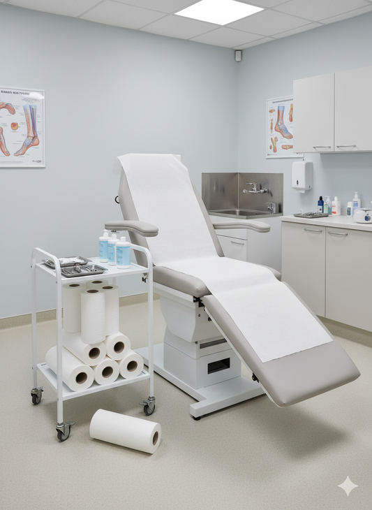 10″ Hygiene Rolls (box of 24 rolls) Podiatory and Chiropractic